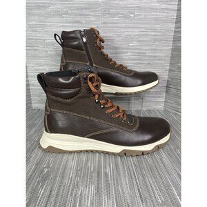Alfani Men's Reggie Brown‎ Leather Alpine Boots. New Size 11M